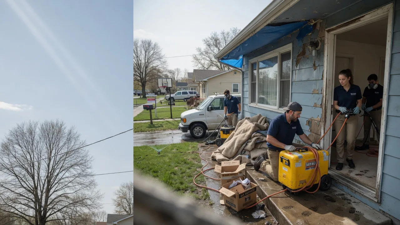 Basement Flood Cleanup in Union Mills, IN near me